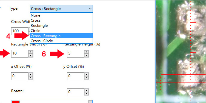 如何在软件里设置十字线